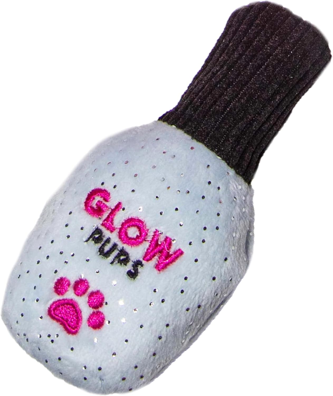 Glow Pups Dog Hide and Seek Purse Toy for Dog, Pink Purse Dog Toys Filled with Squeakers & Crinkle Material, Interactive Plush Lipstick, Dog Phone e & Nail Polish Toys for Small Dogs - Pink/Fuchsia