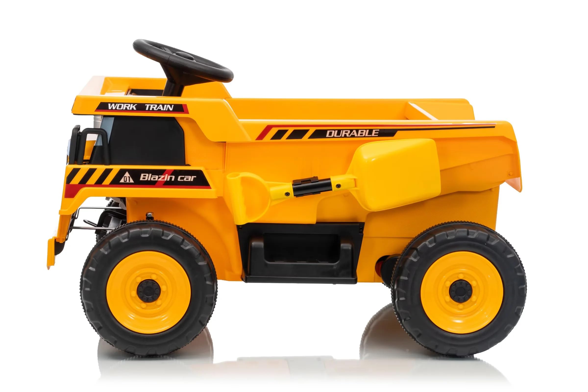 Camión Volquete Eléctrico Infantil 12V ATAA Sand con Mando Remoto | Amarillo – Música, Bluetooth y luces LED