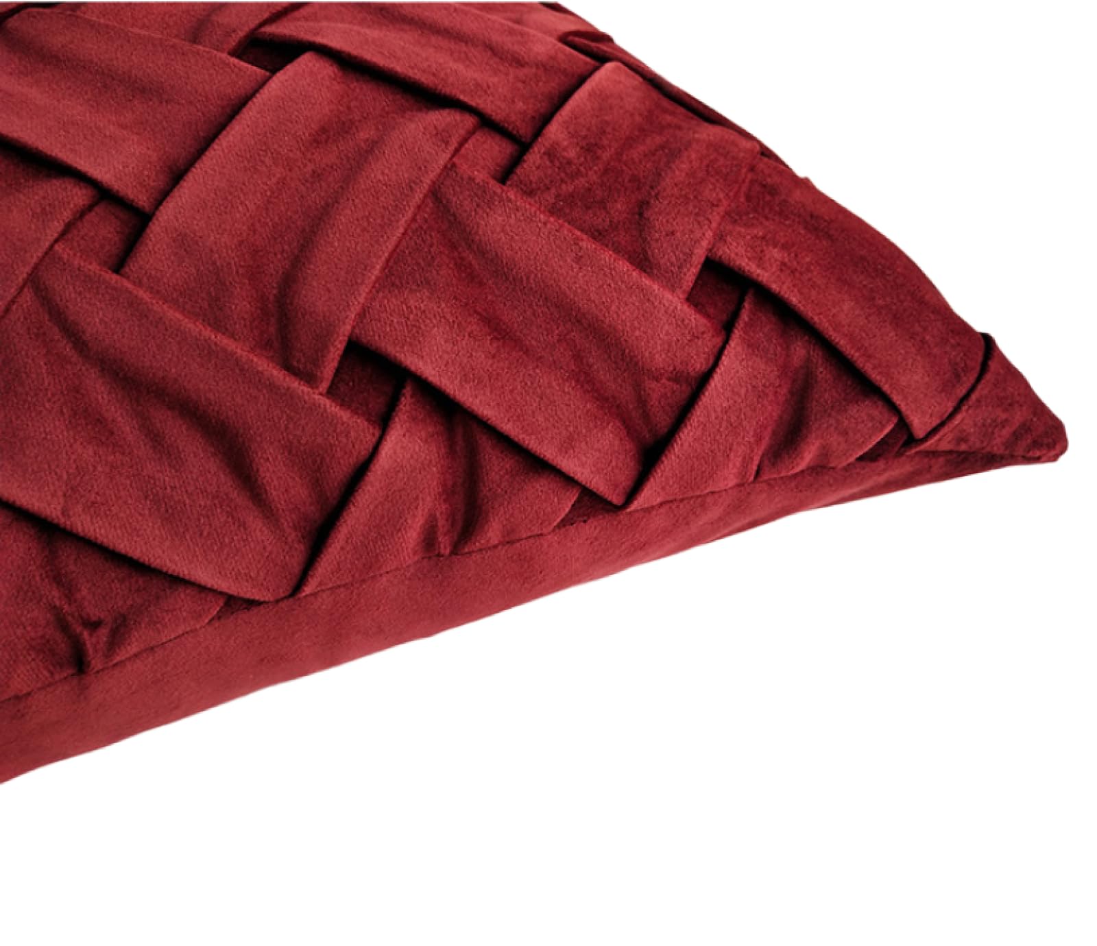 Fodere Cuscini In Pile Olandese Intrecciato - 2 Pezzi, Colore Rosso Arancio - Foto 8