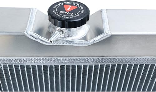 Miniatura 7 de Radiador Mustang CU259 1966 compatible con radiador Ford Falcon/Ranchero 1960-1965, radiador Mustang 1965-1966, radiadores Mercury Comet 63-66, V8