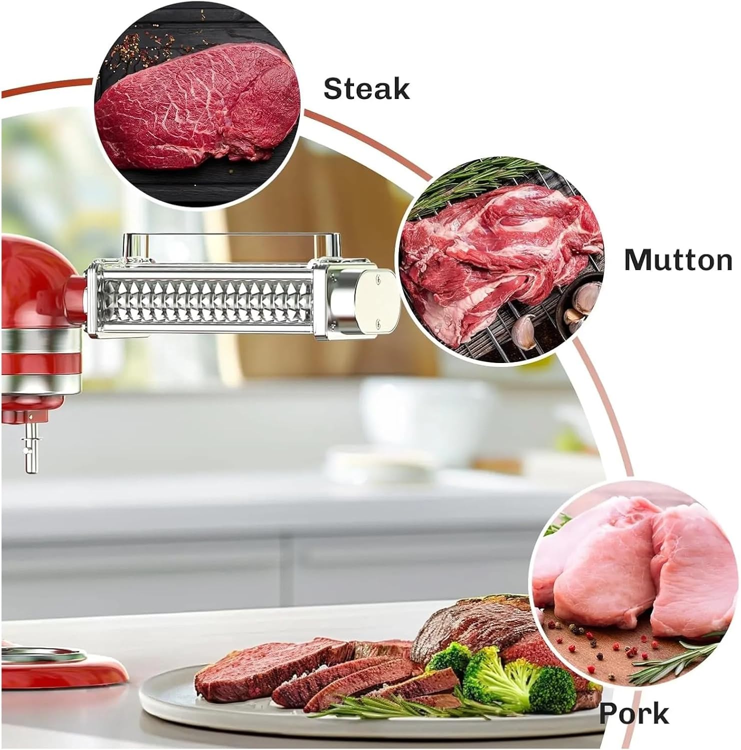 Meat Tenderizer For Kitchenaid Chef Meat Tenderizer Attachment Stand Mixer,Tenderizer For Cuisinart