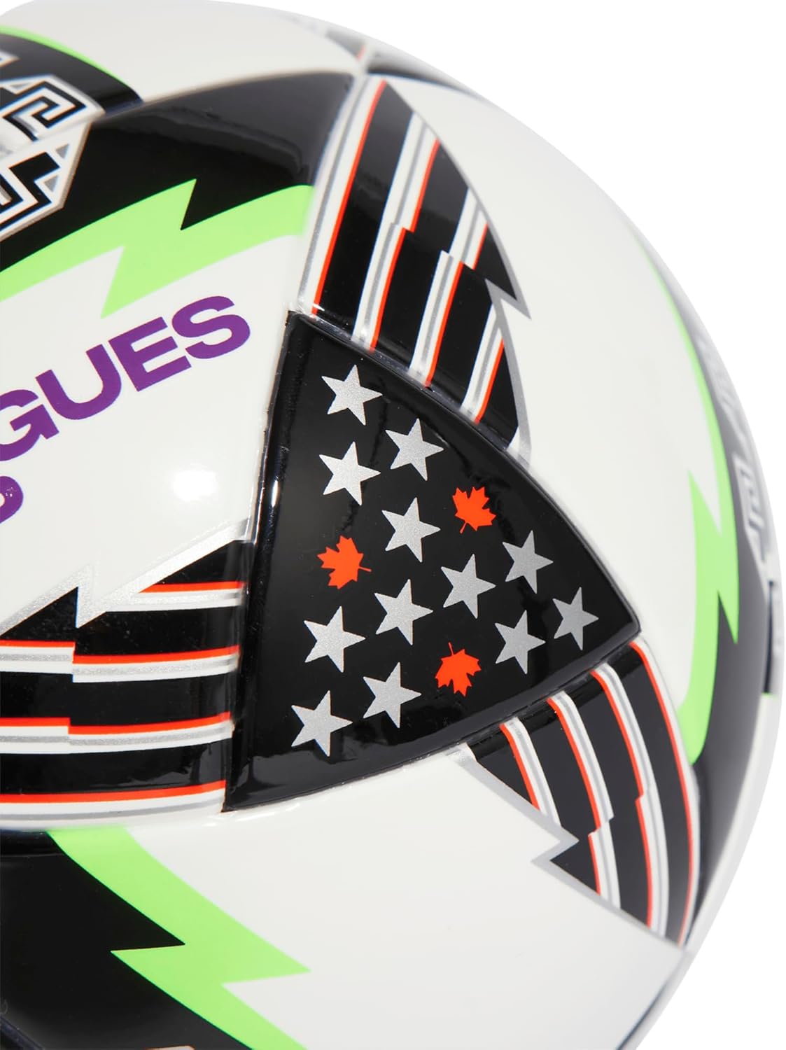 Adidas Unisex-Adult Leagues Cup Mini Soccer Ball, White/Black/Purple, 1