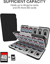 Anyskill Switch Game Card Case Compatible with Nintendo Switch&Switch OLED Game Card or Micro SD Cards,Portable Switch Lite Game Card Storage with 48 Sufficient Capacity Card Slots.