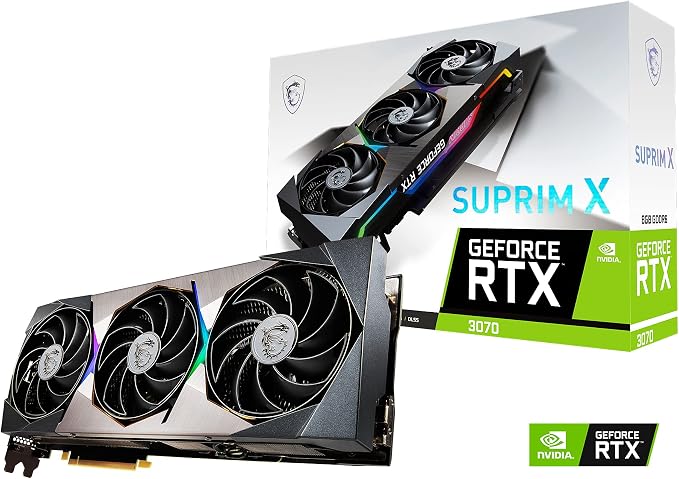 Tarjeta de video MSI GeForce RTX 3070 SUPRIM X 8G LHR 8GB GDDR6 miniatura 7