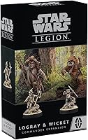 Vista 1 de Star Wars: Legion Logray & Wicket COMMANDER EXPANSION – Heroic Ewoks! Juego de miniaturas de mesa, juego de estrategia para niños y adultos, a