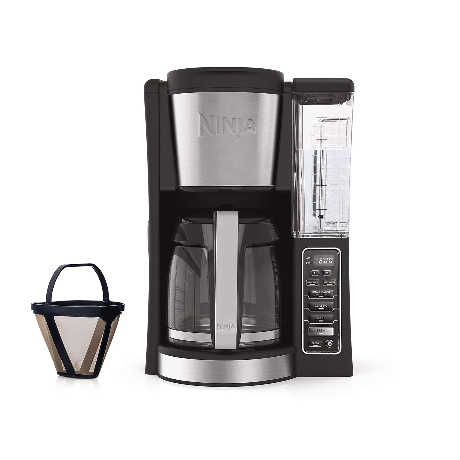 Ninja 12-Cup Programmable Coffee Maker with Classic and Rich Brews 60 oz Water Reservoir and Thermal Flavor Extraction