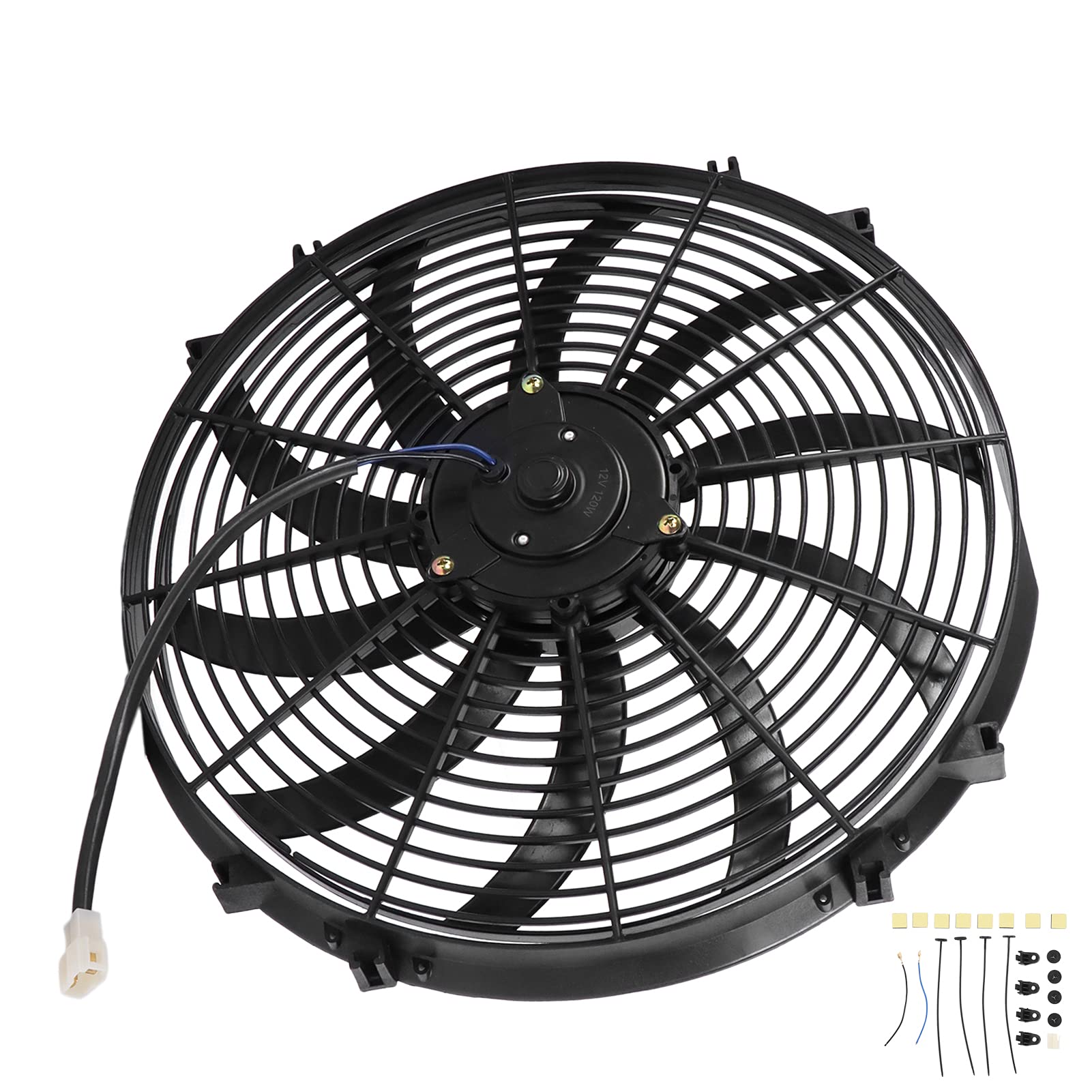 Buy Oil Cooler Fan, Slim Design Oil System Fan 2250RPM Radiator Fan for