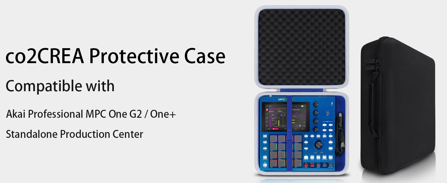 Amazon.com: co2CREA Hard Case for Akai Professional MPC One G2/One
