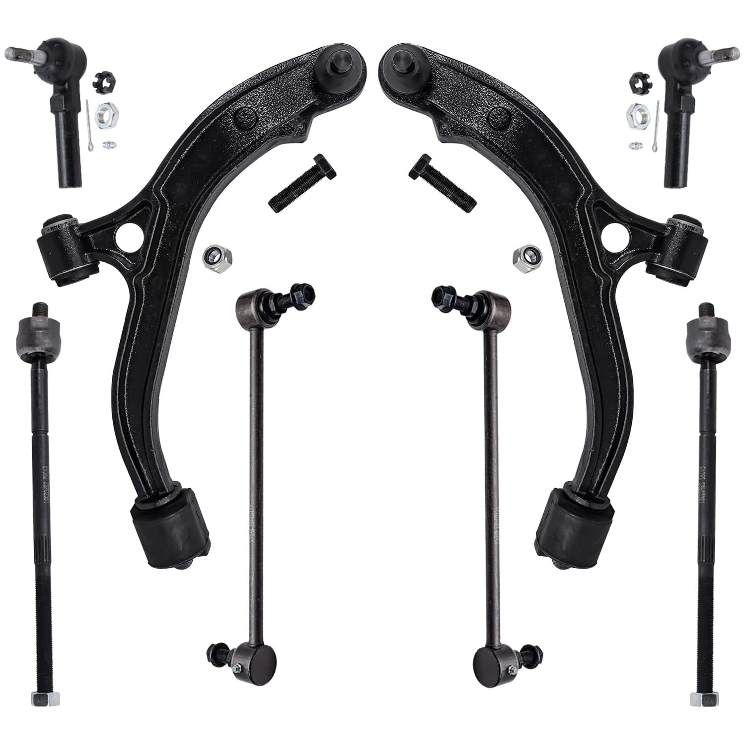 Detroit Axle - 8pc Front End Suspension Kit for Chrysler Town &amp; Country