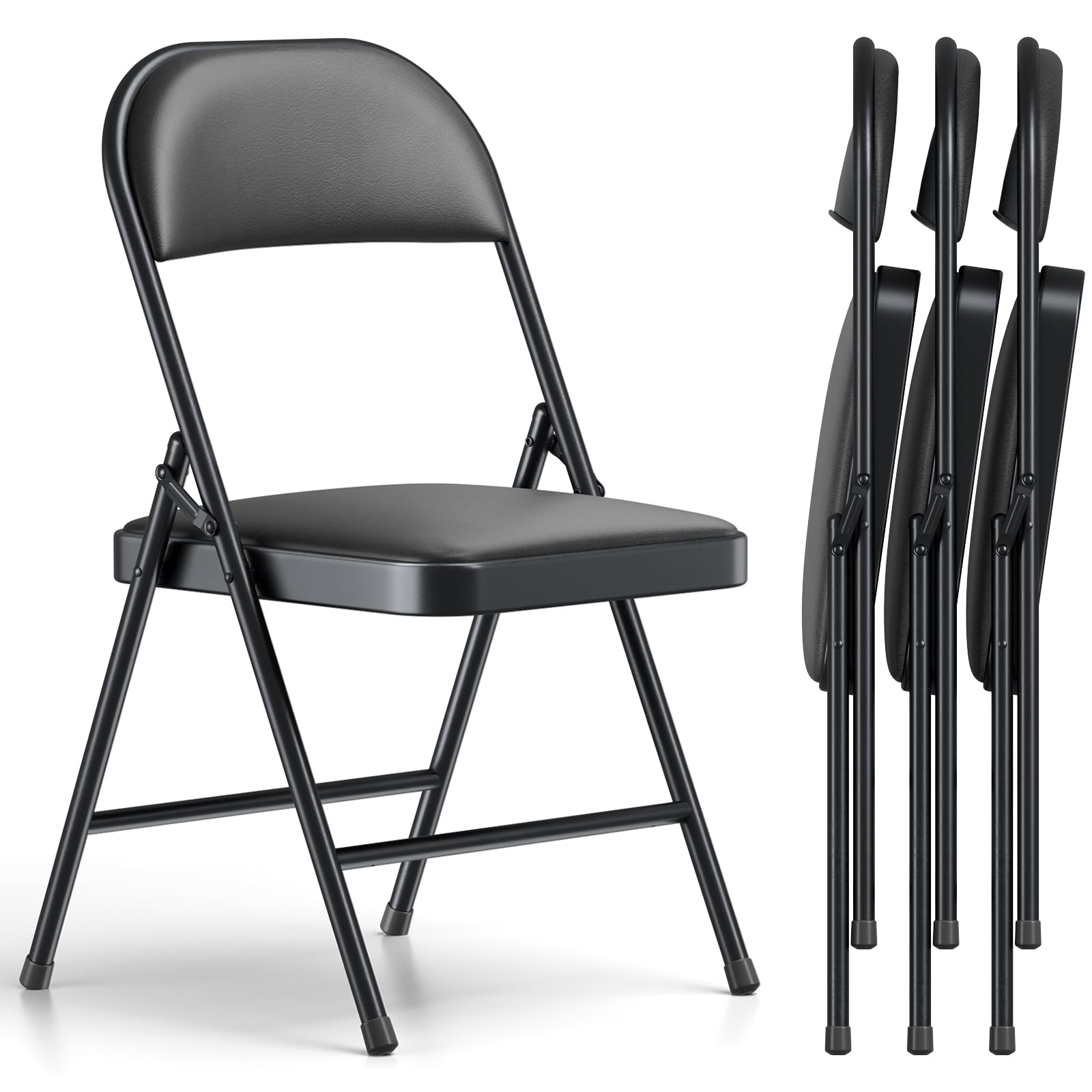 MAKE CHANGES Folding Chair 4 Pack