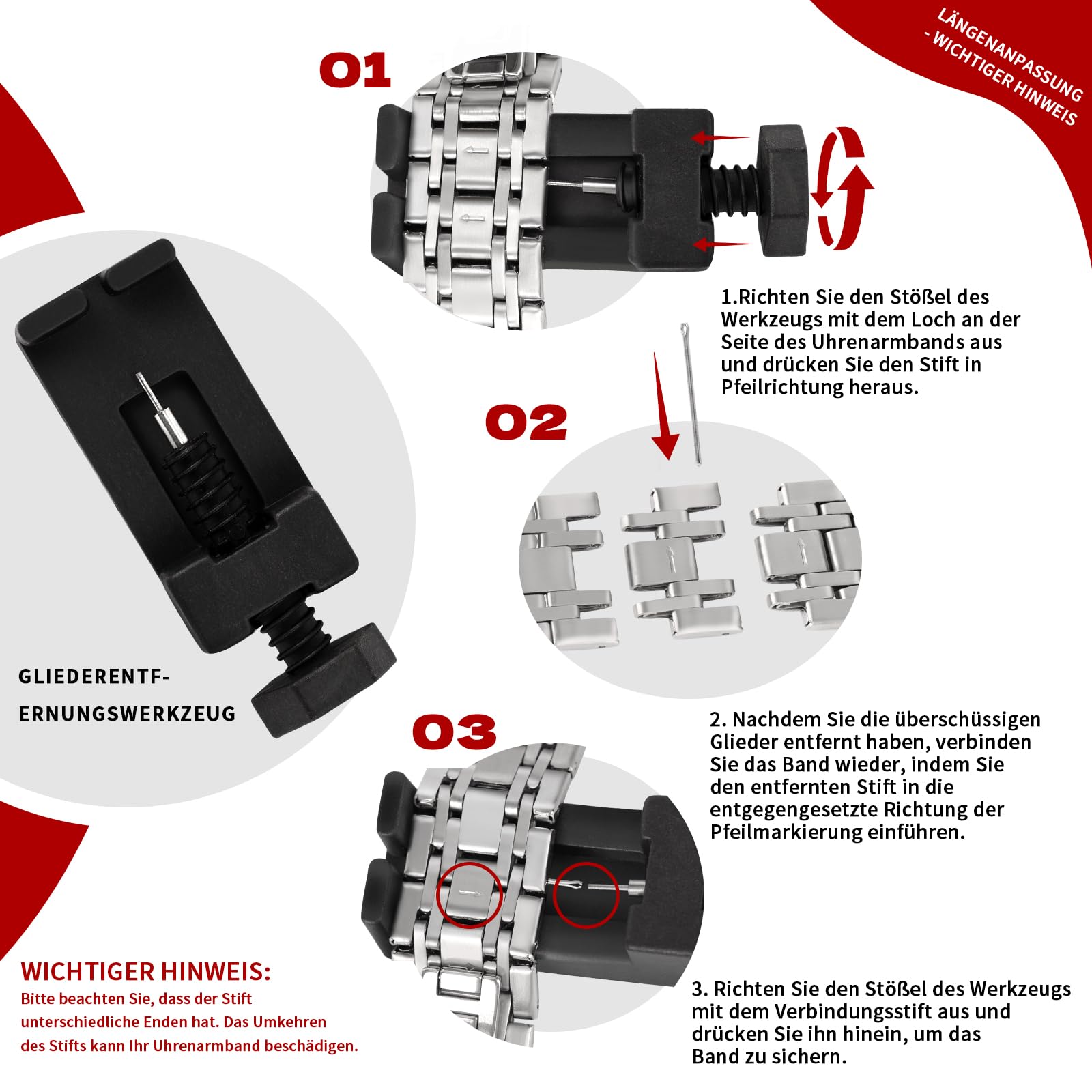 PINDOWS Herrenuhren Luxus Quarz-Analoguhr Datumsanzeige und großem Ziffernblatt wasserdichte modische Business-Armbanduhr Elegante zweifarbige Edelstahl-Klassiker-Herrenuhr mit beleuchtetem Kalender