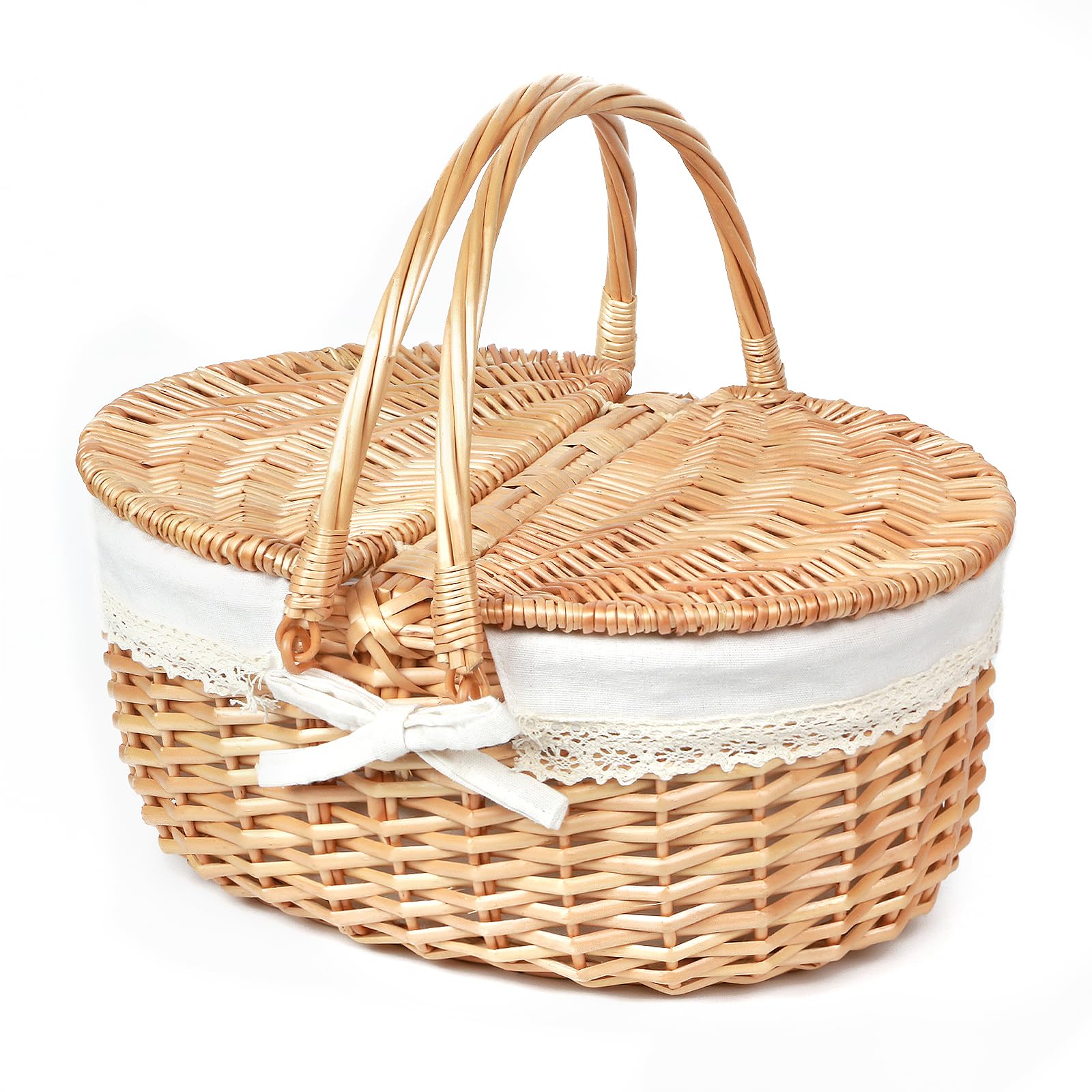 Panier de pique-nique en osier pour couple : créez des souvenirs à deux