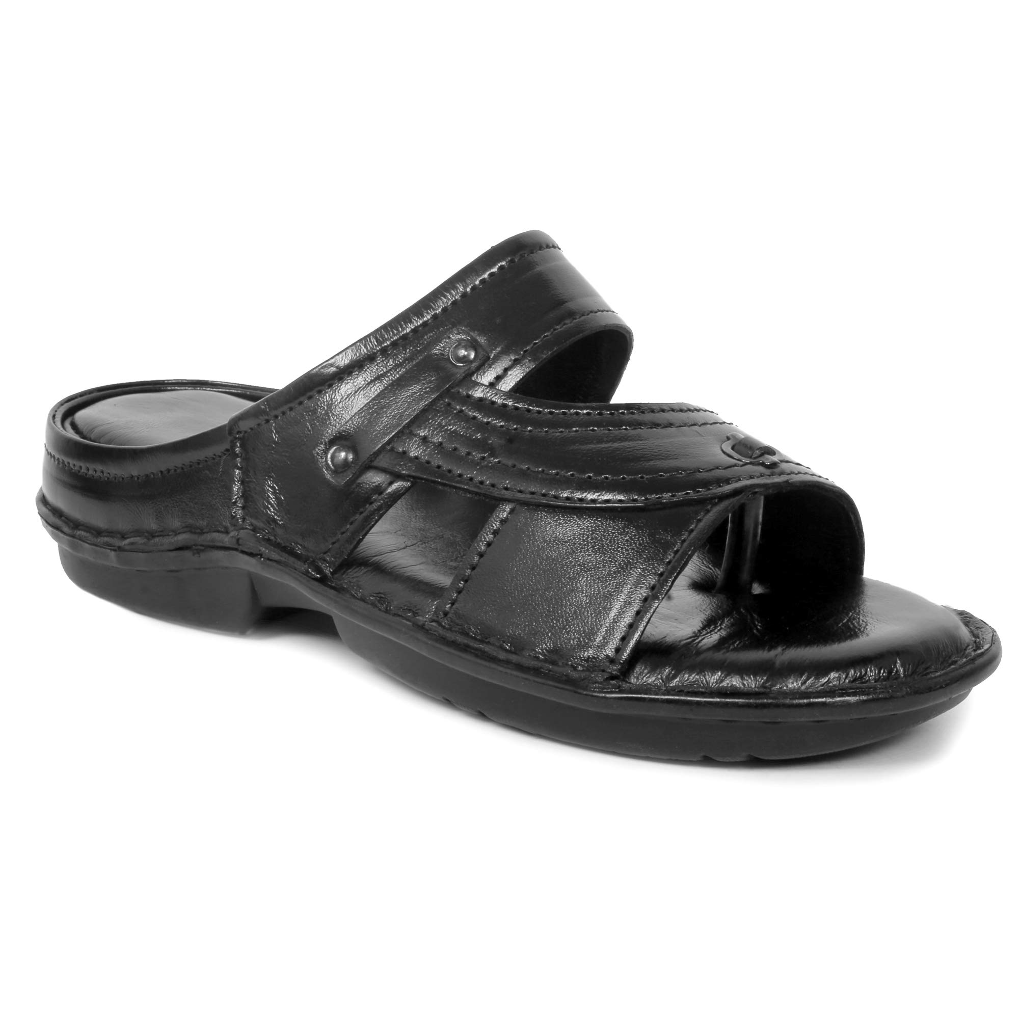 Gwal G Genuine Leather Thong Slippers/Sandals/Officewear For Men's-image-30