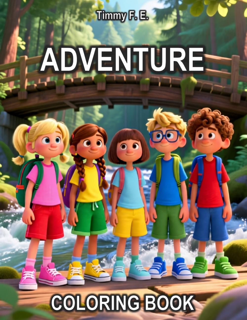 ADVENTURE: COLORING BOOK