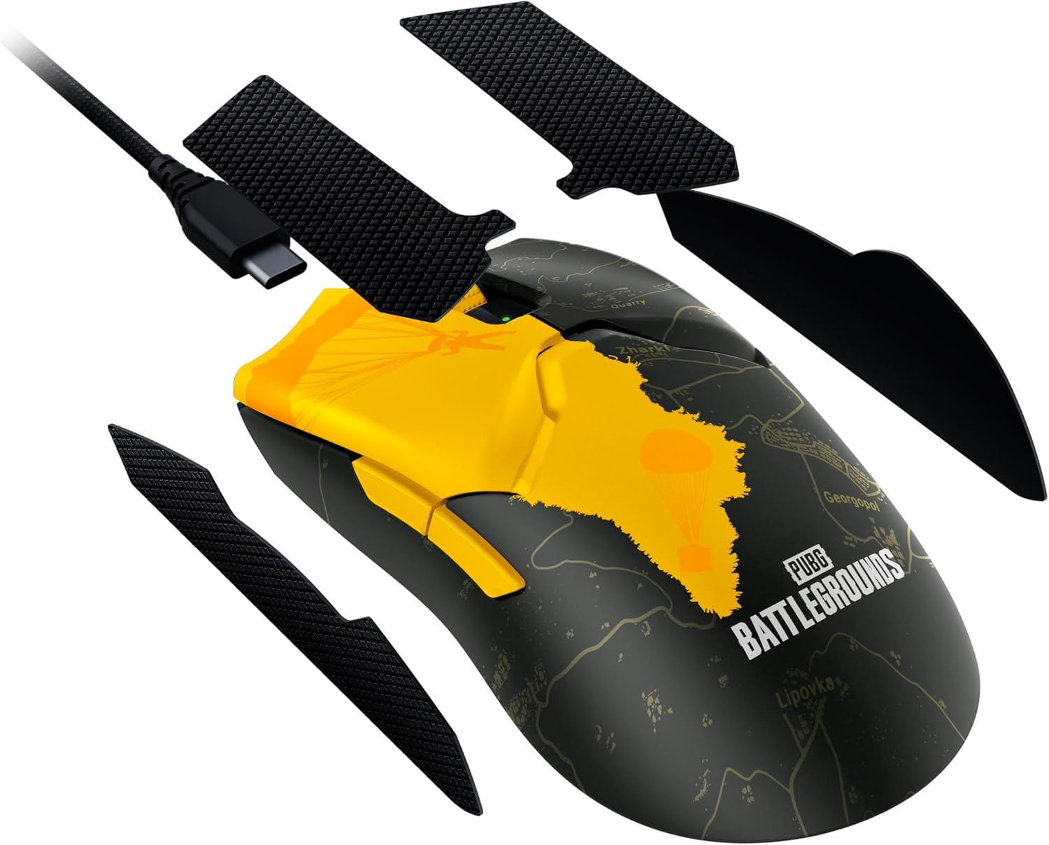Razer Viper V2 Pro Ratón Inalámbrico ligero para Juegos de Deportes Electrónicos de 58g (Sensor Óptico de 30K DPI, HyperSpeed, Interruptores de Ratón Óptico Gen-3, Opciones de 5 DPI) PUBG Edición 10