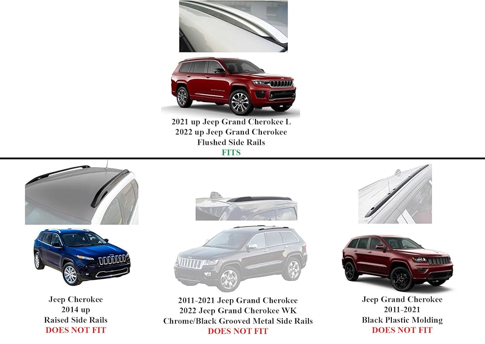 あっくんJeep Grand Cherokee BRIGHTLINES BRIGHTLINES Heavy Duty Anti-Theft Premium Aluminum Roof Bars