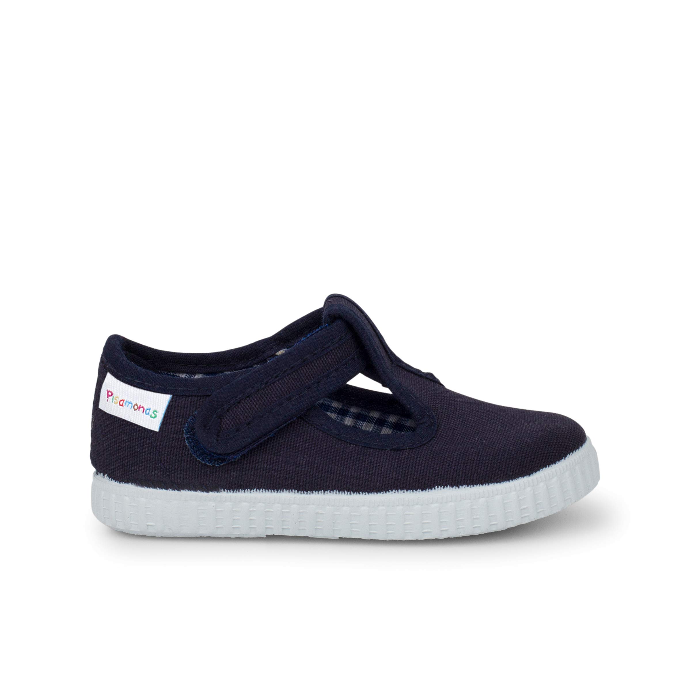 Pisamonas Sneakers Barefoot Scolastiche Con Doppio Strappo Per Bambini - Fatte In Spagna, Taglie 20-30