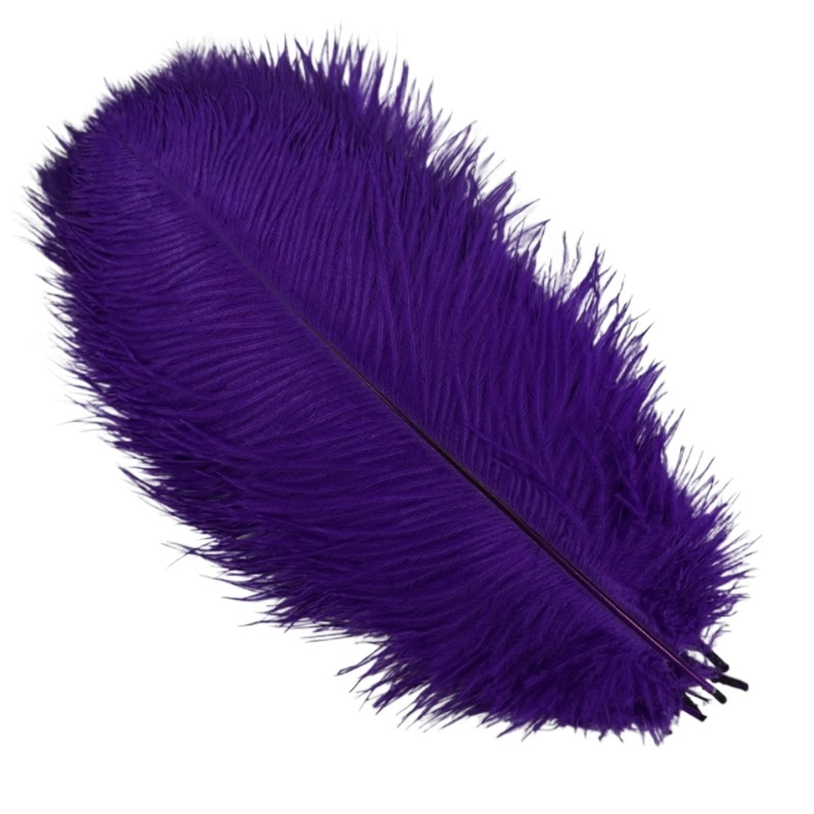 Ostrich Feathers 10Pcs Colorful Ostrich Feather Handicraft Accessories Dream Catcher Decoration Jewelry Creation Natural Plume Table Centerpieces(Purple,25-30cm 10-12inch)