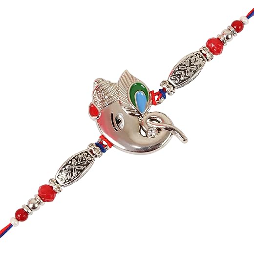 TIED RIBBONS Bhai Dooj Rakhi for Brother | Bhai Rakhi with Card | Bhai Dooj Tikka Set - Raksha bandhan Rakhi Bracelet for Brother Rakhi Thread | Rakhi for Bhaiya | Bhai Dooj Gift for Brother