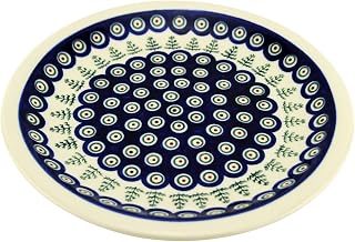 Polish Pottery Market Handmade Dinner Plate 10.75" Diameter by Zaklady Boleslawiec Poland - Dinnerware - Polish Stoneware