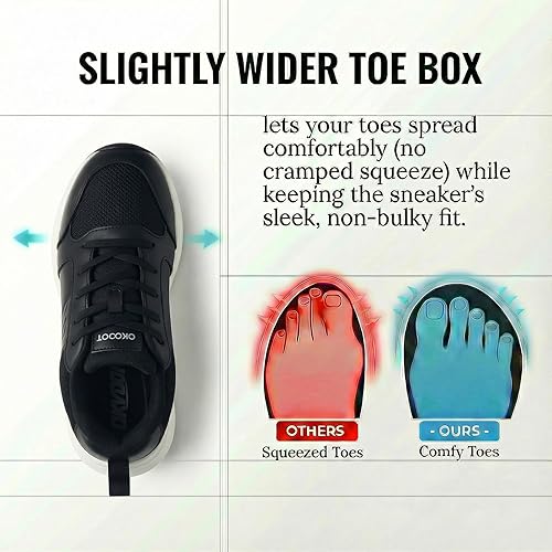 Miniatura 6 de Zapatos de correr para mujer para caminar de cuero cómodos, absorbentes de golpes, transpirables, ligeros, antideslizantes, atléticos, de moda, para