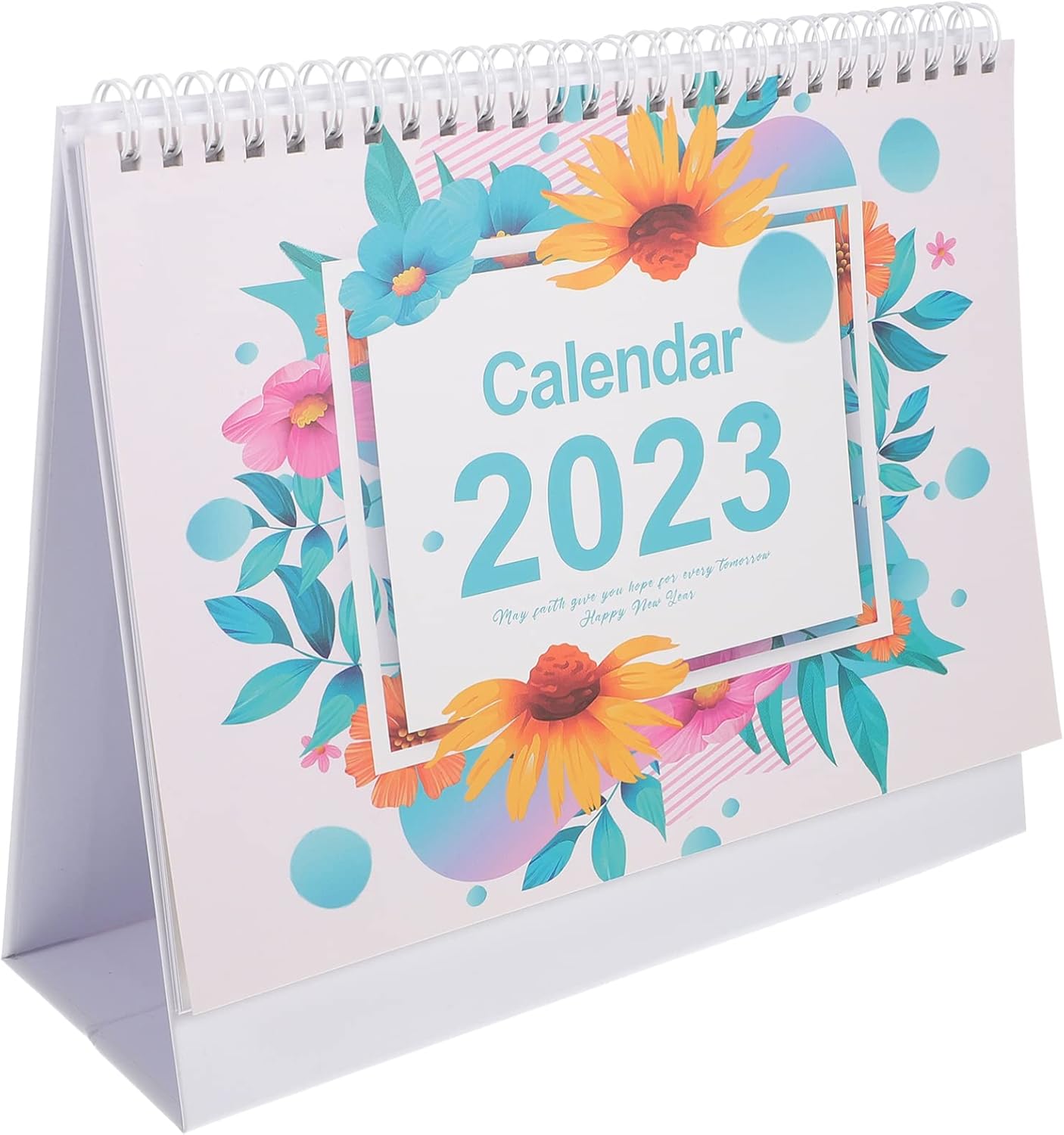 Toddmomy Small Easel Stand 1PCS 2023 Desk Calendar, Monthly Stand Up
