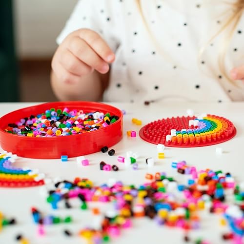 Miniatura 5 de Libima 56 bolsas de cuentas fusibles a granel para niños, arte y manualidades, juego de cuentas de hierro surtidas de 0.197 in, cuentas de arcoíris