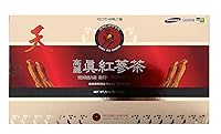 Vista 4 de [TG153] Té instantáneo de ginseng rojo coreano - Gránulos de ginseng rojo de 6 años, 0.11 oz × 100 palitos, bebida instantánea caliente/fría, té