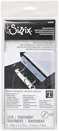 Miniatura 3 de Sizzix Tiras adhesivas de adaptador de almacenamiento de troqueles de accesorios, 10 unidades, 665499  Capítulo 2 2022, multicolor
