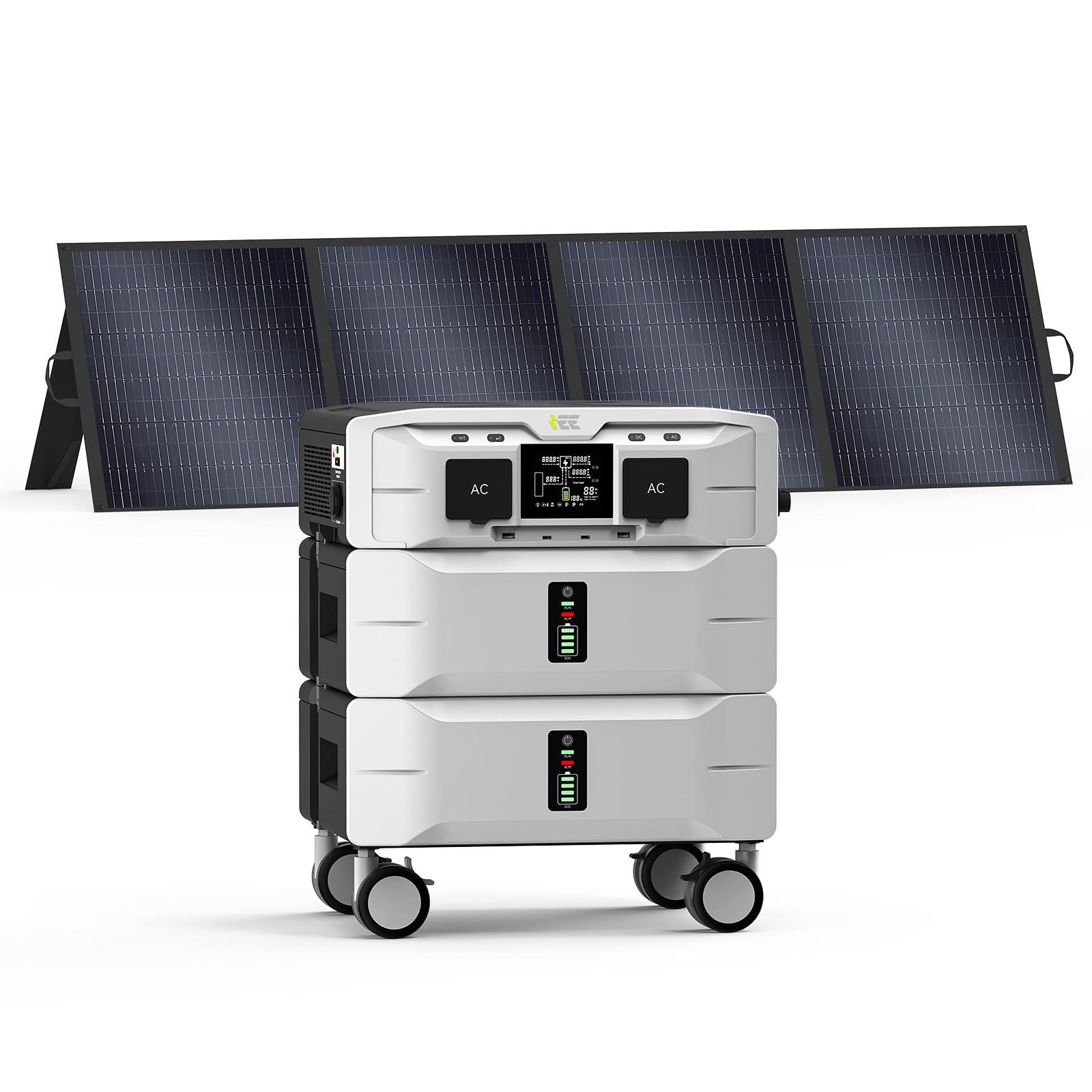 Raikon IEE 5120Wh Portable Power Station SP5000 120 240V 5000W Peak 9000W AC Output Solar Generator
