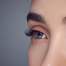 FALSCARA Complete DIY Eyelash Extensions Starter Kit, Bond & Seal, Precision Applicator & 36 Lengthening 10mm-12mm Natural Volume Lash Extension Wisps, Sporty Style & Rounded Shape