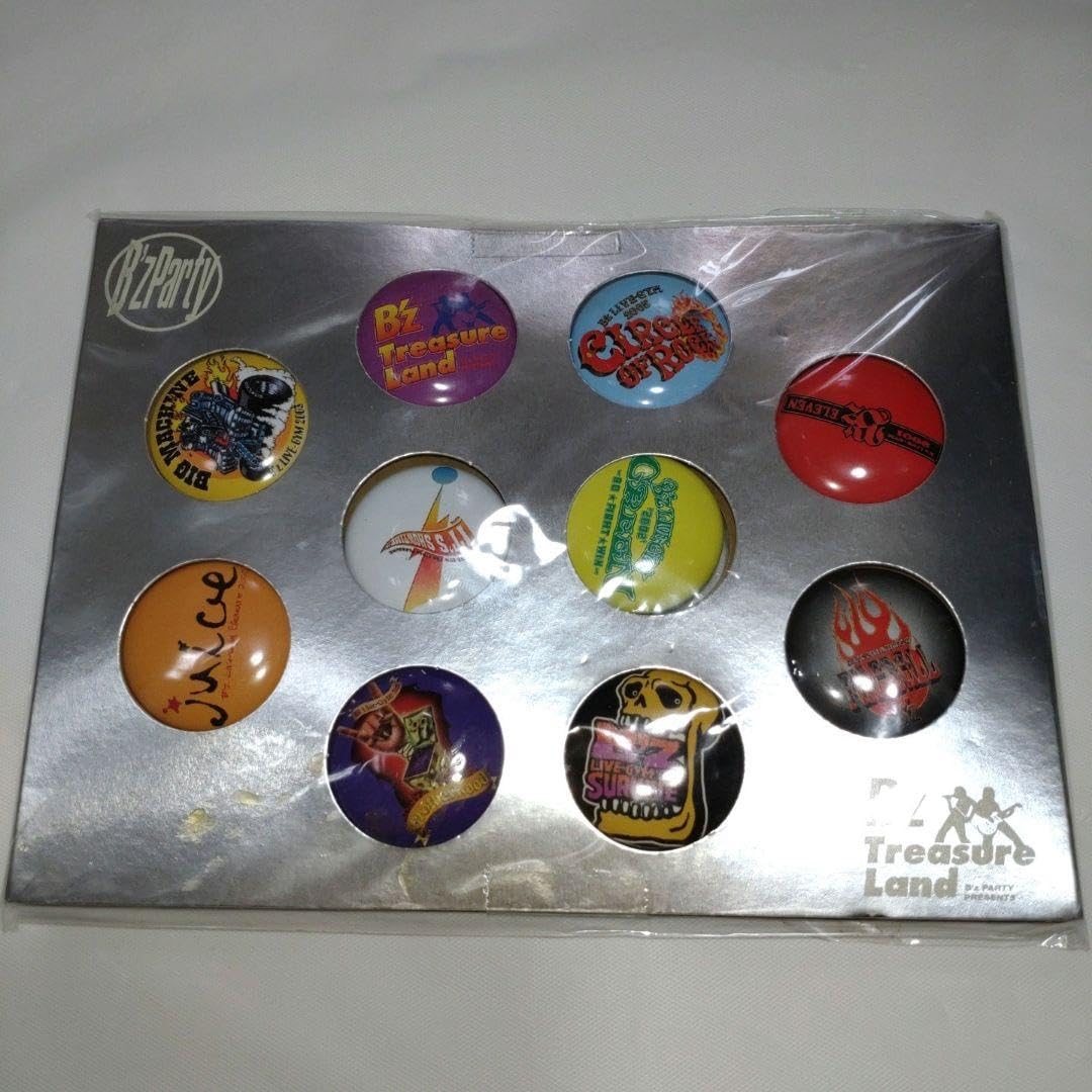 Amazon.co.jp: B'z 缶バッジセット トレジャーランド 2006 : おもちゃ