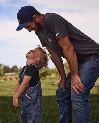 Miniatura 6 de Carhartt - Peto de jean lavado CM8665 para niños - Niños