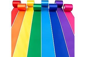 Rainbow Satin Ribbon 2 Inch Wide