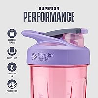 Vista 2 de BlenderBottle Botella agitadora deportiva con batidor de alambre, 28 onzas, morado – Batidos de proteínas e hidratación para atletas y entusiastas