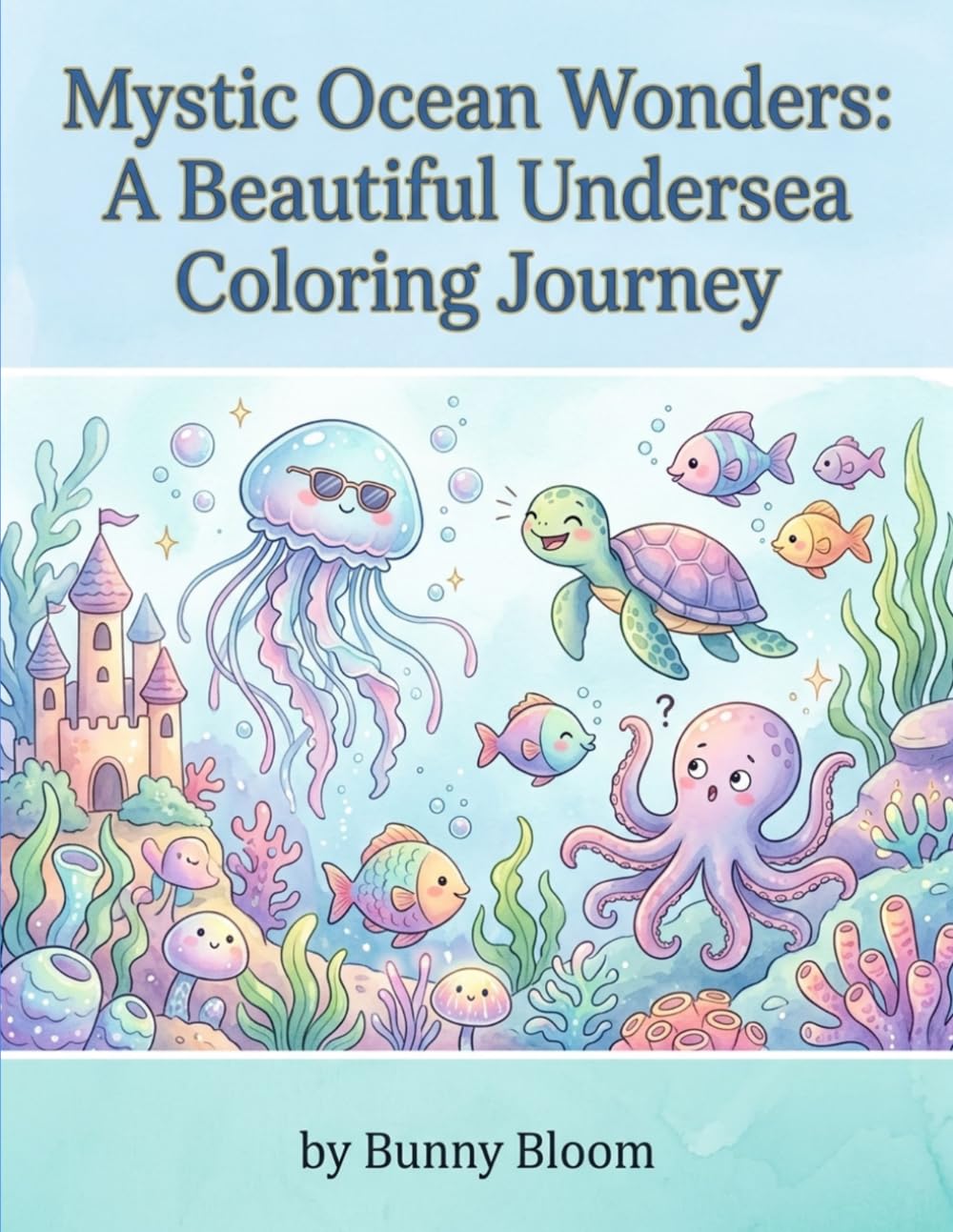 Mystic Ocean Wonders: A Beautiful Undersea Coloring Journey