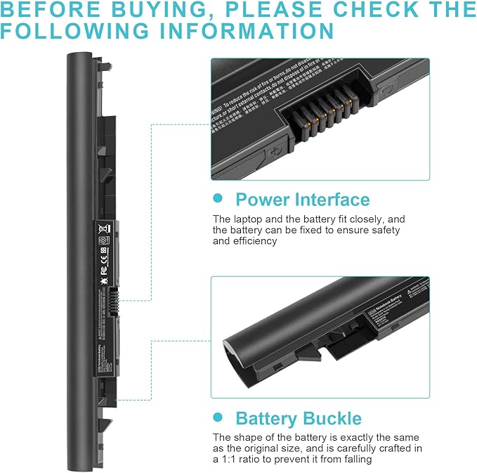 Batería para Laptop HP Fancy Buying 919700-850 2200mAh 14.8V miniatura 5
