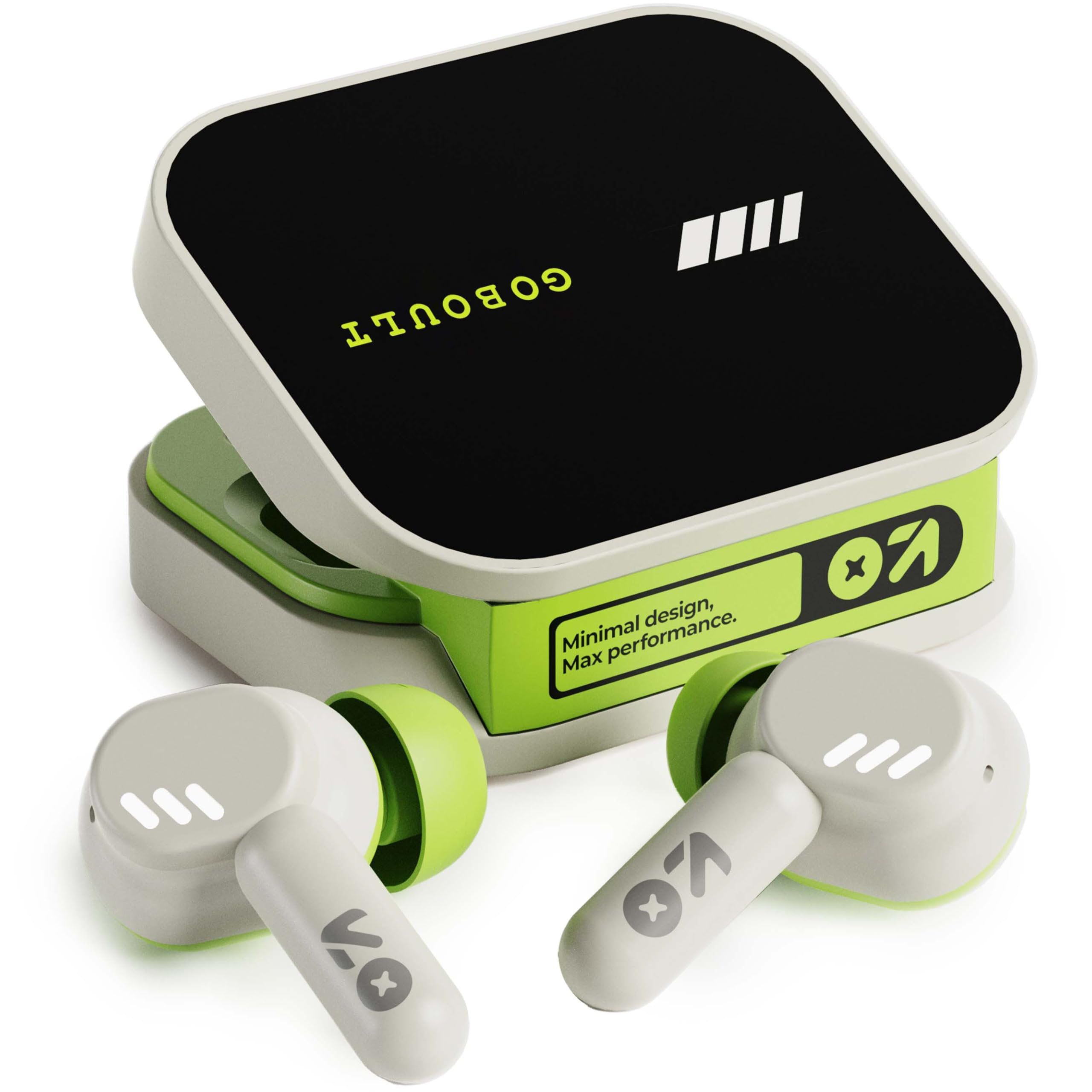 GOBOULT Newly Launched Tenet in Ear TWS Earbuds with 75H Playtime, Amp App Support, Quad Mic ENC, Dual Device Pairing, 13mm Driver, Bluetooth 5.4 Wireless Earbuds (Neon Green)-image-24