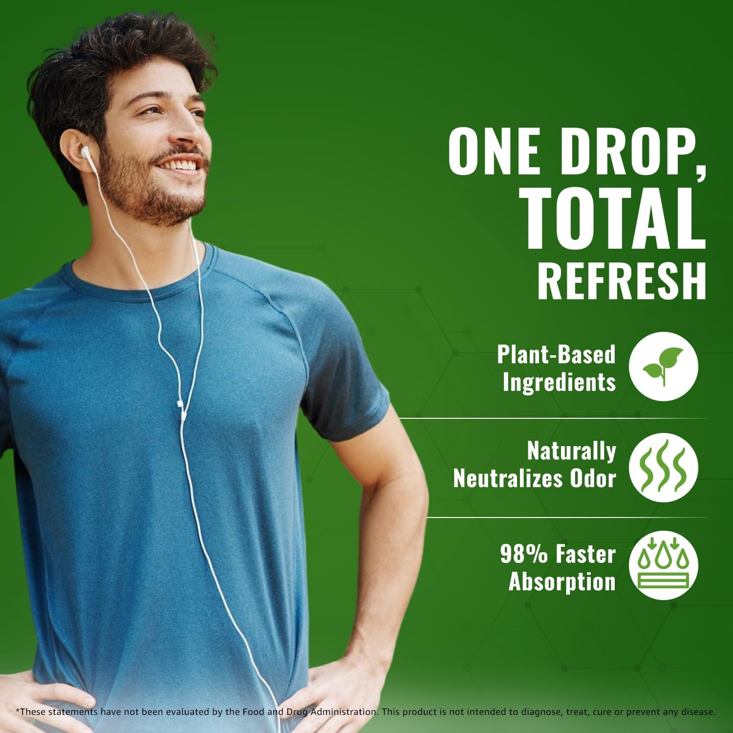 Liquid Chlorophyll Drops 50mg & Extra Strength Vitamin B Complex Drops