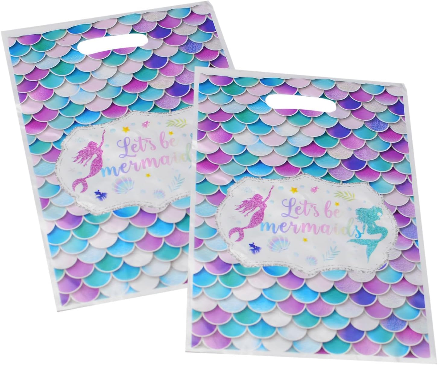 YYaaloa 30pcs Goodie Bags Party Favor Bags Plastic Candy