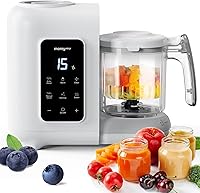 Vista 10 de MOMYEASY Máquina de alimentos para bebés, procesador multifunción, molinillo picador, vaporizador de alimentos para bebés y licuadora de puré