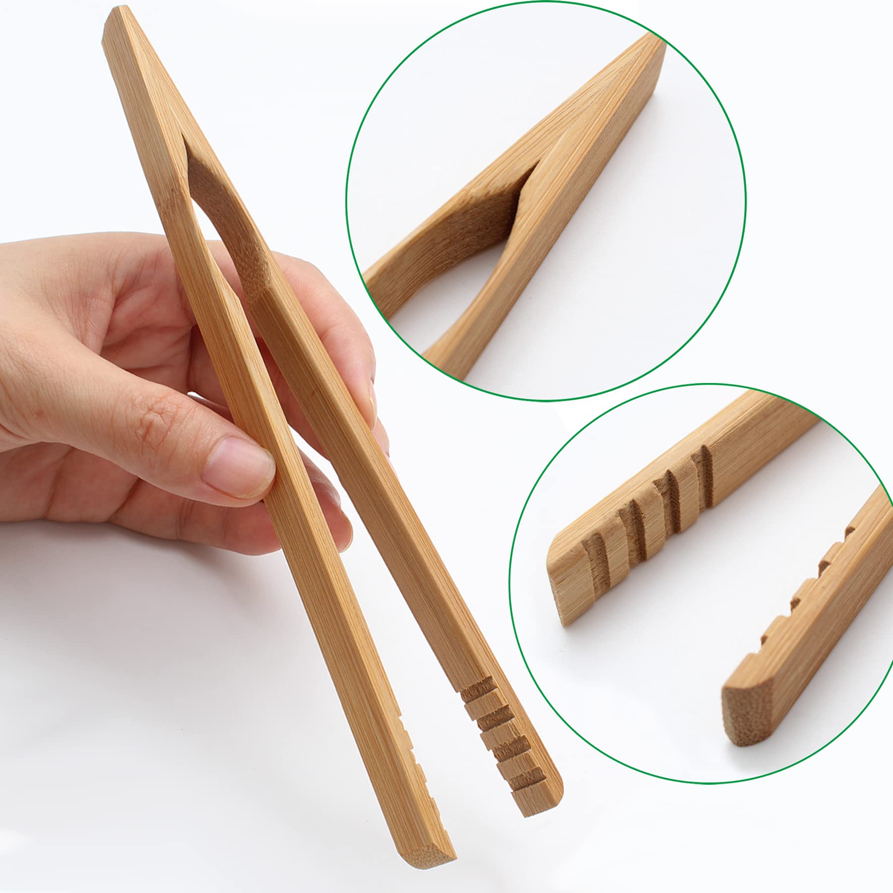 Pinze In Legno Per Cucinare, Pinze Per Tostapane In Legno | Pinze