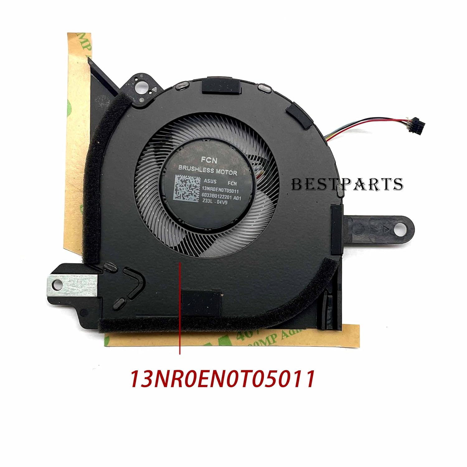 BestParts New CPU+GPU Fan Replacement for ASUS ROG Flow X13 (2023), GV302XI GV302XV GV302XU GV302XA, P/N: FQ6T DFS5L22H05B857, FQ6U DFS5L22H05B858