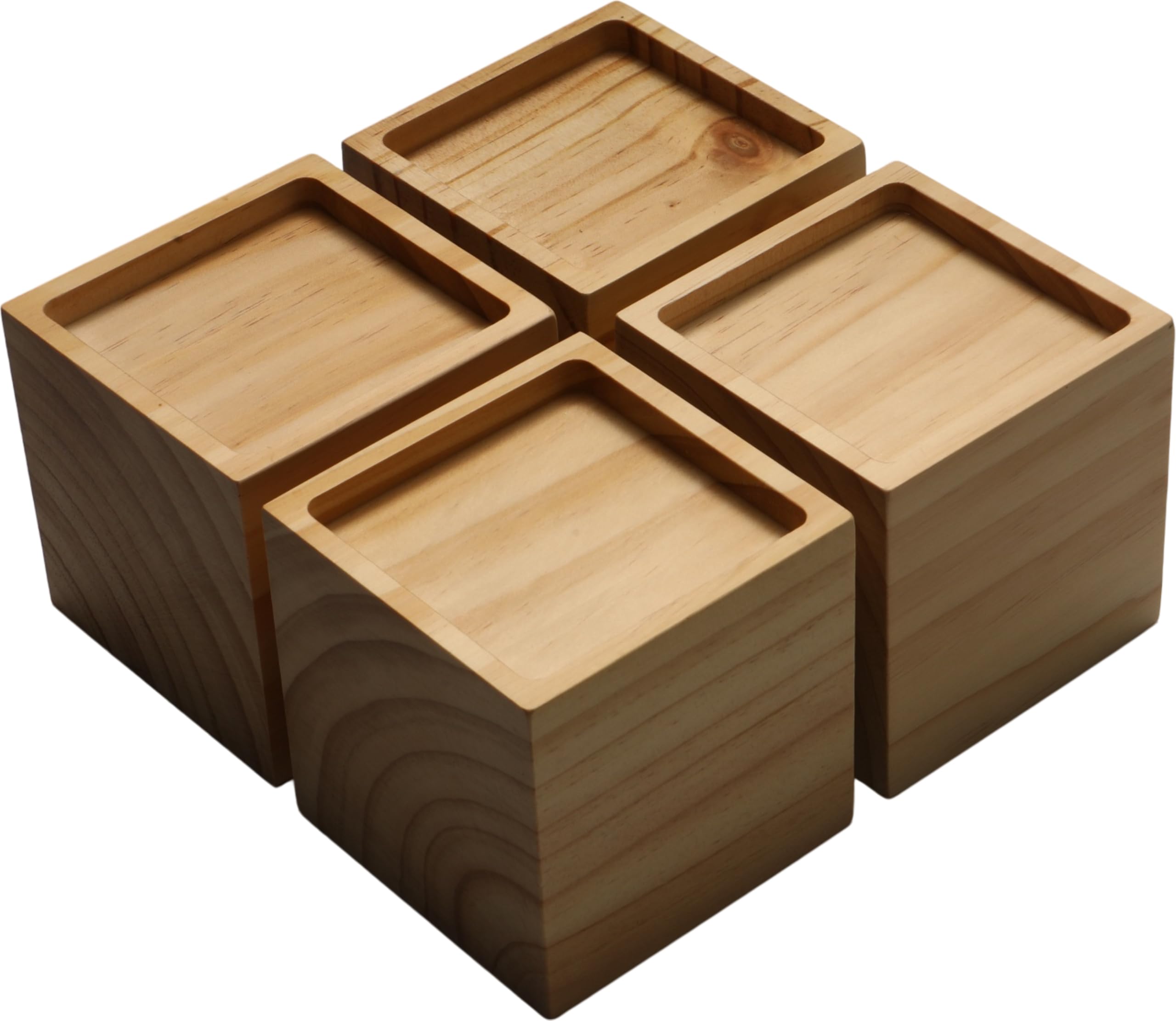 Lufia Wood Bed Risers - Raise Your Furniture -7 Lufia Wood Bed Risers - Raise Your Furniture -7