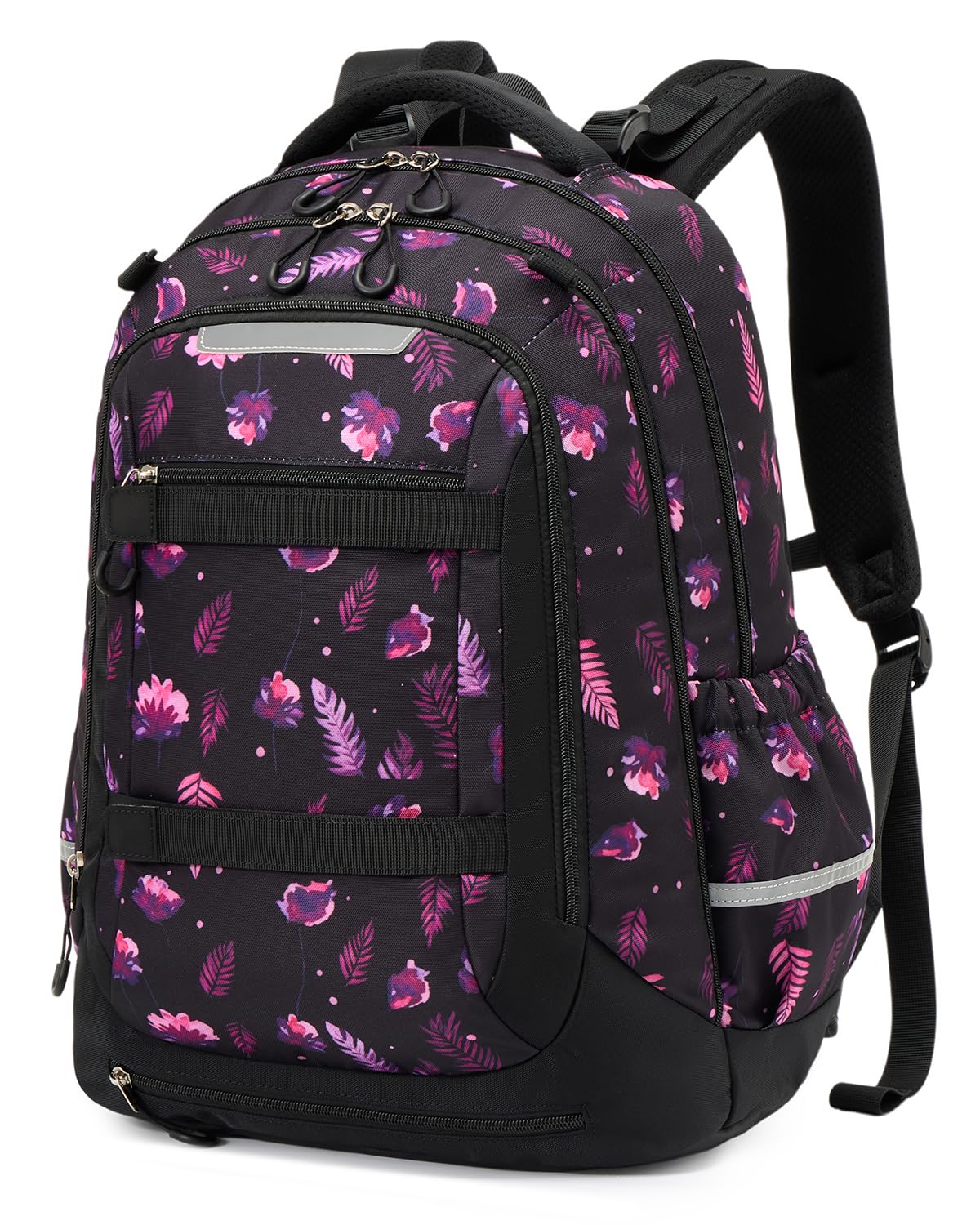 Amythe Ergo Schulranzen Teenager Mädc mit Abnehmbarem Hüftgurt | Ergonomischer Schulrucksack Teenager, 30L Rucksack Schule mit Verstaubare Netztasche, 5-13 Klasse für Schule, Reisen, Sport