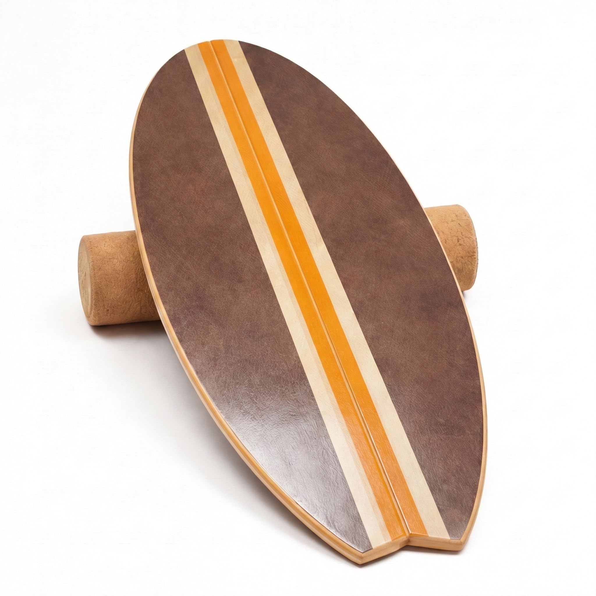 DRIFT SAVAGE 3-in-1 Balance Board Set 78cm, Premium 10-schichtiges Ahornholz für Surftraining, Fitness & Reha. inkl. Rolle & Halbkugel, max. 155kg. Schwalbenschwanz-Form.