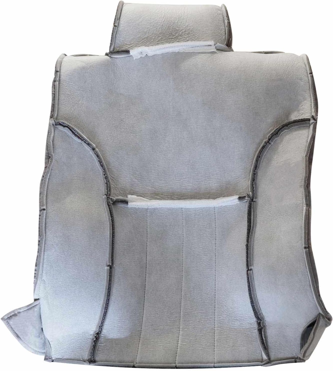 SecosAutoparts Driver Side Top Lean Back Replacement Cloth Seat Cover Gray Compatible with Dodge Ram 1500 2500 3500 SLT 1994 1995 1996 1997