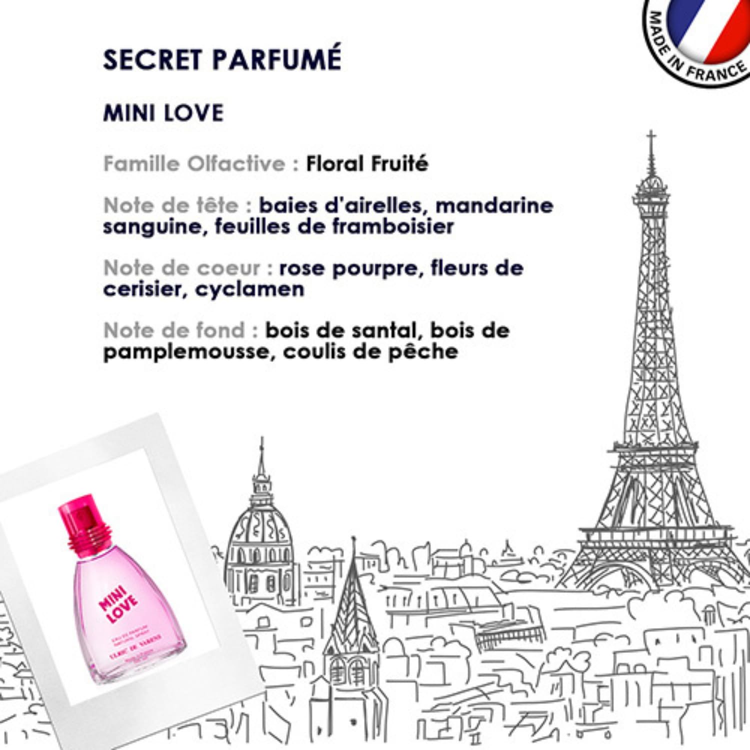 Love fragances Ulric de Varens Paris Mini Love Eau de Perfume 25ml Vapo. + Eau De perfume 20ml Vapo