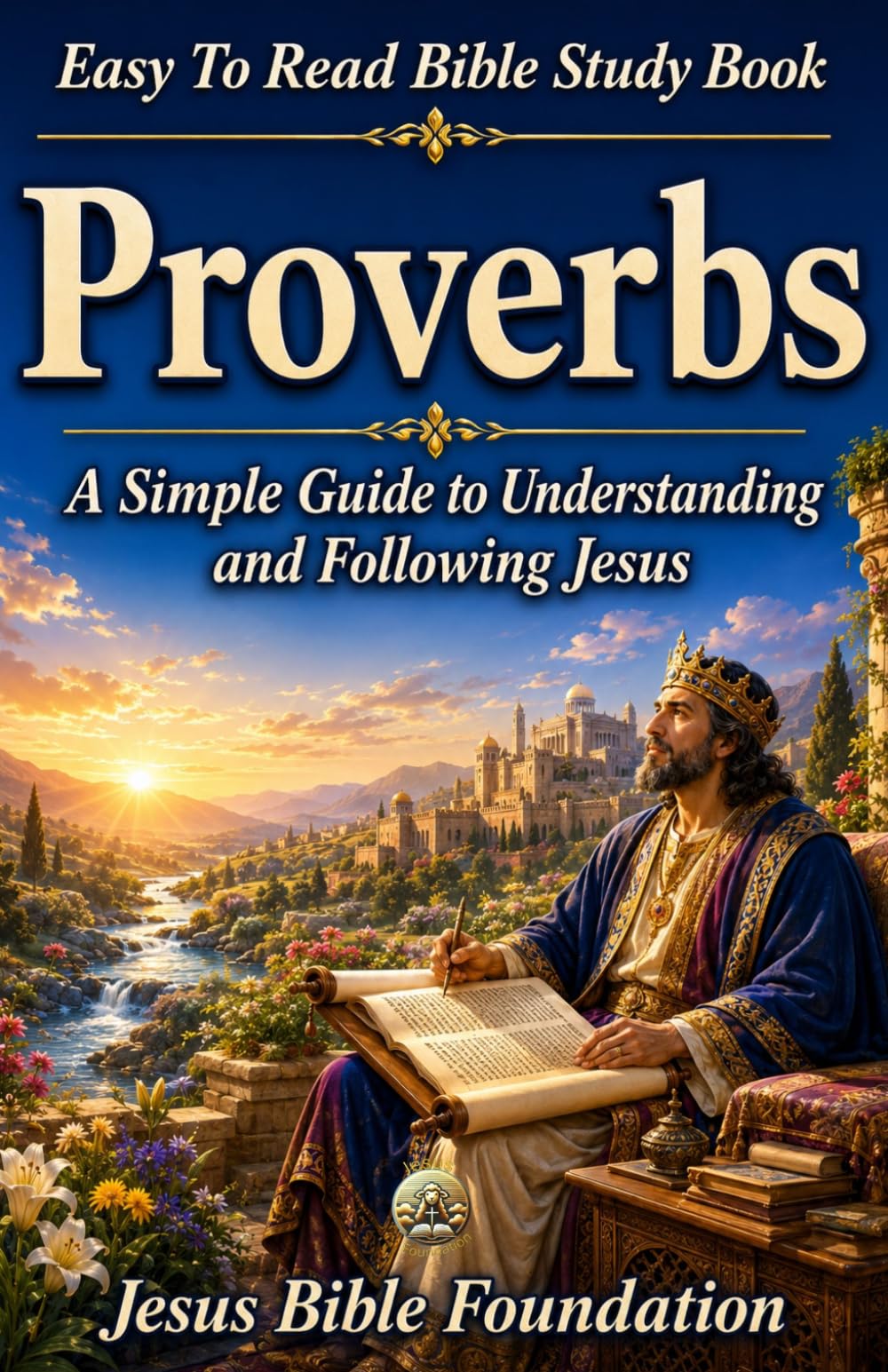 Easy to Read Bible Study Book Proverbs: A Simple Guide to Understanding and Following Jesus
