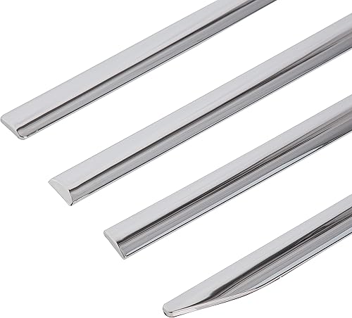 Miniatura 7 de ECOTRIC Molduras de carrocería cromadas compatibles con Dodge Ram 1500 Crew Cab 2019-2021, nuevo estilo de carrocería